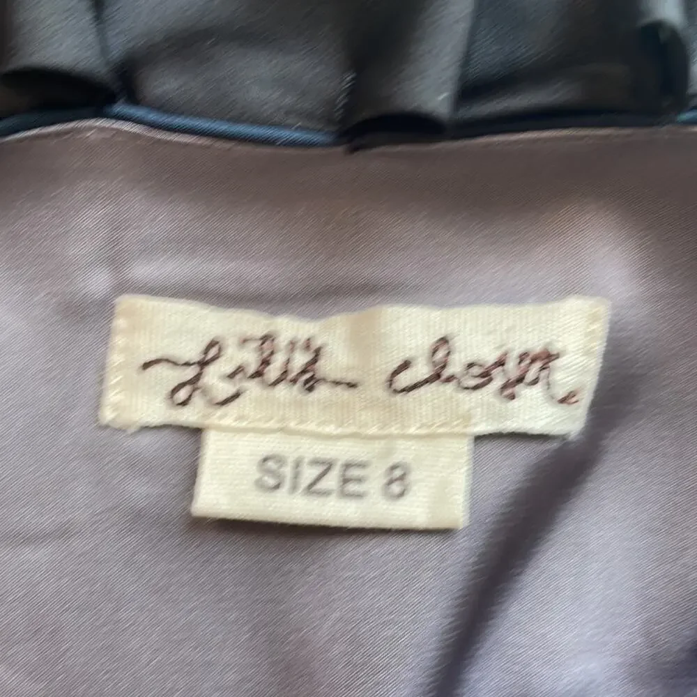 Lili’s Closet Anthropologie satin shift dress
